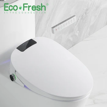 Ecofresh smart wc-istme kate elektrooniline bideest katta puhta ja kuiva istme soojendus wc intelligentne wc-istme kate lapse iste