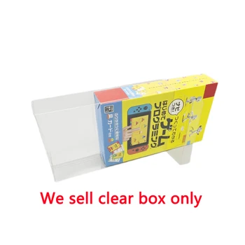 Selge kasti LÜLITI NS esimese mängu disain limited edition Läbipaistev kogumise display box