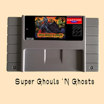 Super Ghouls 'N Kummitusi USA Versioon on 16-bitised Suur Hall Mäng Kaart