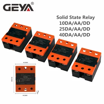 GEYA GSR1-1 Solid State Relee Moodul DC-AC DC-DC AC-AC ühefaasiline NSV 10 A 25 A 40 A 60 A 80A 100A 120A Ilma kaaneta