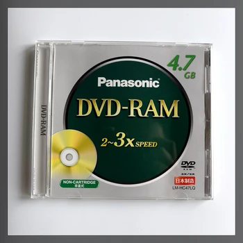 1TK Panasonic 4.7 G LM-HC47LQ 12CM 2-3X KIIRUS DVD-RAM ketas Taaskirjutatavaid plaadi Arhiiv CD Salvestamine kettale Mitte-plaadi kassett