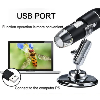 1600X Digital Microscope Kaamera USB-8 LED Kaasaskantava Elektroonilise Mikroskoobi Jootmist LED Luup mobiiltelefoni Remont