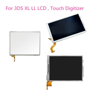 Puutetundlik Paneel Digitizer Klaasi Asendamine Nintendo 3DS XL LL Top Ülemise & Alt Alumine LCD Ekraan
