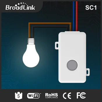 BroadLink SC1 WiFi Smart Light Switch Smart Taimer, Wi-Fi Moodulid Kast mis tahes seadmed töötab Alexa ja Google ' i Assistent