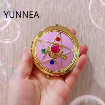 Sailor Moon R Moonlight Mälu Seeria Crystal Star Juhul Kosmeetika moodustavad Kompaktne Reisi Kokkuklapitavad PEEGEL Sailor Moon Cosplay Box