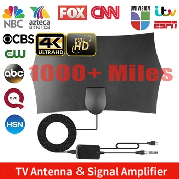 Kebidumei digitaalne DVB-T2 TV Antenna Booster 8K 4K 1080P tv box Väljas 1000 Km Auto antenn Kaasaskantav tv-Signaali Võimendi