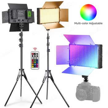 U800 RGB LED Foto Stuudio Valgust Kaamera Youbute Mängu Live Video Valgustus Kaasaskantavate Video Salvestamise Fotograafia Paneel Lamp