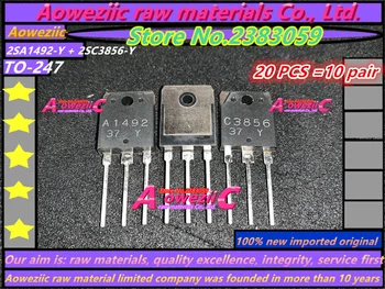 Aoweziic 2018+ 100% uued imporditud originaal 2SA1492-Y 2SC3856-Y 2SA1492 2SC3856 A1492 C3856 TO-247 Võimendi Transistori