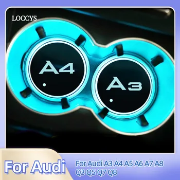 Audi A3 A4 A5 A6 A7 A8 Q3 Q5 Q7 Q8 LED Auto Mitmevärviline Atmosfääri Valgus Vee Diplomeeritud Car Styling Tarvikud Seitse Värvid