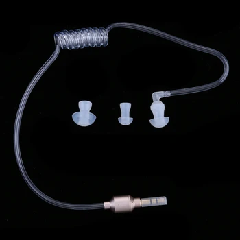 Anti-Kiirguse Mono Kõrvaklappide 3.5 mm Stereo Akustiline Õõnes õhutoru Juhtmega Kuular Hands-free koos Mic Kõrvaklapid Kerge