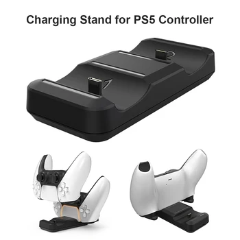 Eest PS5 1,5 A Dual USB-C Laadimine Häll Dock Station PS5 Wireless Controller DualSense Laadimine Häll Fsst Laadija PS5