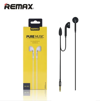 Remax Kaasaskantav RM 303 KLASSIKALINE HELI PUHAS MUUSIKA Kõrvaklapid 3,5 mm-Kõrva-Bass Juhe kõrvaklapid koos Mic mobiiltelefonid