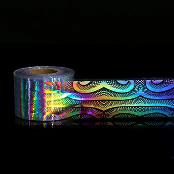 120m*4cm 1 Rull Holograafiline tähistaeva Küünte Kilet Maniküür Laser Nail Art Üleandmise Kleebis DIY Küünte Kaunistused