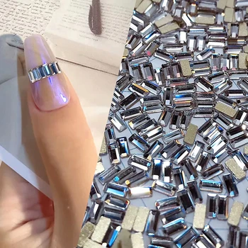 50 Tk Läikiv Crystal 3D Nail Art Rhinestone Kaunistused Kuju Flatback Klaas Teemant Ehted Design Maniküüri-Tarvikud