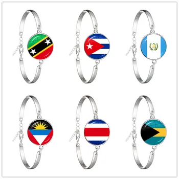 Guatemala,Bahama saared,Kuuba,Costa Rica,Föderatsioon Saint Kitts ja Nevis,Antigua ja Barbuda Riigi Lipu Klaas Kett Käevõru