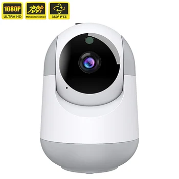 HD Wireless IP WiFi Kaamera Smart Home CCTV 360 PTZ Automaatne Jälgimine Järelevalve Cam Julgeoleku Kaitse, Sise-1080P Beebi Kamera