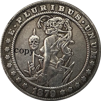 Hulkur Nikkel 1879-CC USA Morgan Dollar MÜNDI KOOPIA Tüüp 252