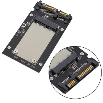 Universaalne mSATA Mini SSD 2,5 inch SATA 22-Pin-Converter-Adapter-kaardi Windows2000/XP/7/8/10/Vista Linux Mac-10 OS