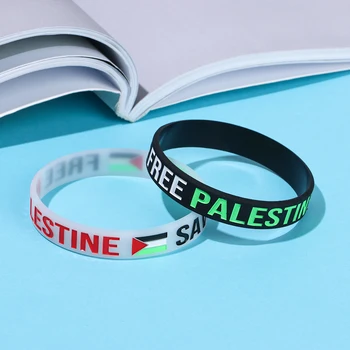 10tk Vaba Palestiina Silikoon Randme Bänd Palestiina Lipu Käevõru Gaza Salvesta
