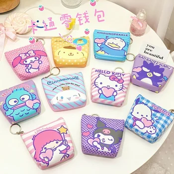 Hello Kitty Kawaii Coin Rahakotid Sanrio Armas Kaardi Omanikele Võtmehoidja Kotid Minu Meloodia Puding Kuromi Lapsed Hulgi-Rahakotid Armas Rahakott