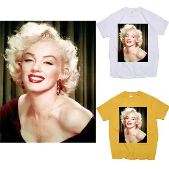 Mood Marilyn Monroe Laigud Riided Raud-üleandmise kohta Rõivaste Thermoadhesive Laigud, Thermal Kleepsud Sulavate Plaaster