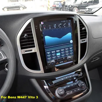 8 GB+128GB Tesla Auto Stereo Mercedes Benz W447 Vito 3 2014-2020 Android autoraadio Multimeedia Video Mängija, Navigatsiooni GPS