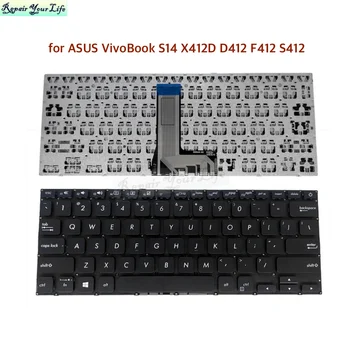 Uhiuus USA inglise SP/hispaania Klaviatuuri ASUS VivoBook S14 X412D D412 F412 S412 S412FJ S412DA S412DK UA FA sülearvuti klaviatuurid