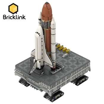 Bricklink Ideid City Kosmosesüstik Käivitada Tower Platvorm Ehitusplokid 10283 Loominguline Ekspert Kosmoselaev Raketi Tellised Kid Mänguasjad