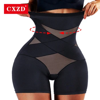 CXZD Naiste Kõrge Vöökoht Treener, Body Shape Aluspüksid Kõht Kõht Kontrolli Body Slimming Kontrolli Shapewear Vöö Aluspesu