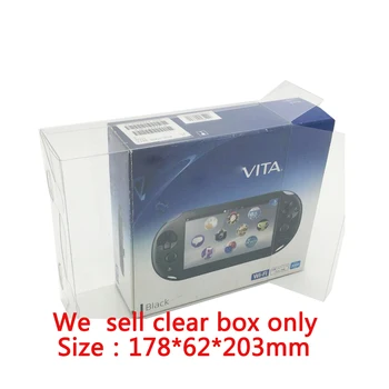 Selge, läbipaistva karbi kaas PSV2000 PS VITA 2000 kogumise ekraan mälu PET kaitsva kasti Jaapan versioon
