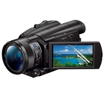 3tk PET LCD Ekraan Kaitsja Pehme kaitsekile Sony FDR-AX700 FDR-AX100E FDR-AX45/AX60/AXP55 DV videokaamera
