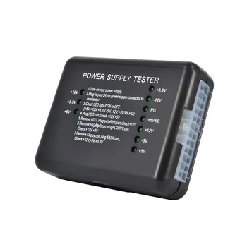 Uus 20/24 Pin-PSU ATX SATA HDD, Toide Tester LED märk Diagnostiline Vahend, Katsetamine PC Arvuti Anood Katood
