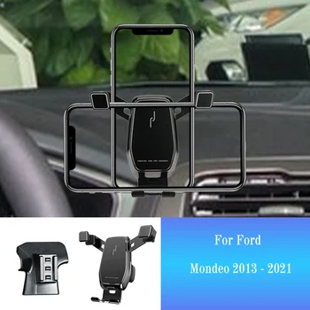 Auto Mobiiltelefoni Omanik Ford Mondeo MK4 MK5 SERV 2013-2021 Nutitelefoni Mount Auto Stiil Bracket GPS Seista Pööratav Tugi
