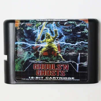 Ghouls 'n Kummitusi 16 bit MD Mäng Kaardi Jaoks Sega Mega Drive Jaoks Genesis