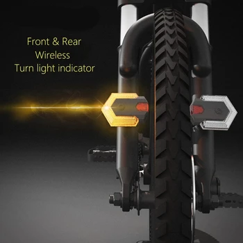 Jalgratta suunatuled Ees ja Taga, Light Smart Wireless Remote Control Jalgratta Taillight c.klammerduvad Hoiatus Lamp