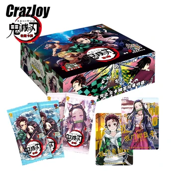 Uus Jaapani Anime arvandmed kaardid demon slayer Kogud Kaardi Mäng lapse Kimetsu No Yaiba kollektsiooni Battle for kids Mänguasi kingitus