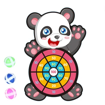 Laste Multikas Loomade Viskamise Pardal Kleepuv Palli Panda Pere Interaktiivne Haridus-Mänguasi Lastele Jõulukingiks Väljas Viska Mäng