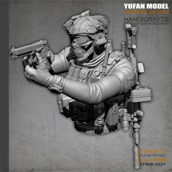 YUFan Mudel Vaik Komplektid Rind USA Mereväe TIHEND Vaik Sõdur Ise kokkupandud YFWW-2027