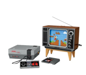 Super NES Nintendo Entertainment System Mudeli Ühilduv 71374 ehitusplokk Telliskivi Assamblee TV Mäng Lastele Mänguasjad, jõulud kingitused