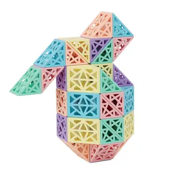 Magic Madu Cube Õõnes Disain Kiilud Kerge Multi-color Twist Mõistatusi 3d Aju Teaser Meele Mänguasjad