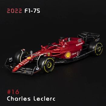 Bburago 1:43 Vormel 1 Võidusõidu 2022 Ferrari F1-75 #16 #55 Charles Leclerc Carlos Sainz Laekuva Match Point Sulamist Auto Mudel
