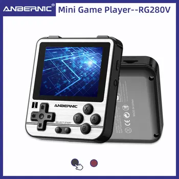 ANBERNIC RG280V Mittekolmnurksed Mängud 16G/64G-5000 Mängud 2.8 Tolline IPS Ekraan Retro Kaasaskantav Mini Handheld mängukonsooli Laste Kingitus 280V
