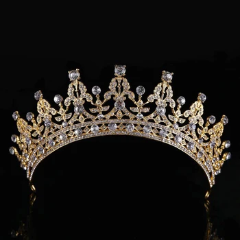 KMVEXO Luksus Pruudi Crystal Tiara Kroonid Printsess, Kuninganna Võistlused Kõnniteed Rhinestone Loor Tiaras Peapael Pulmad Juuksed Tarvikud