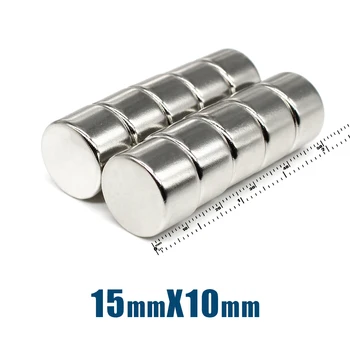 2/5/10/15/20/30PCS 15x10 Plaadi Tugevaid Neodüüm-Magnetid 15mm*10mm Ring püsimagnetitega 15x10mm Võimas Magnet Magnet 15*10