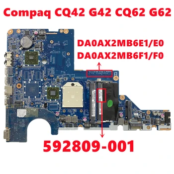 592809-001 592809-501 592809-601 HP Compaq CQ42 G42 G62 CQ62 Sülearvuti Emaplaadi DA0AX2MB6E1/E0 DA0AX2MB6F1/F0 DDR3 100% Test