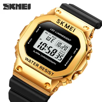 SKMEI Digital Watch Luksus Veekindel Led Elektroonilised Kellad Top Brändi Väljas Sport Meeste Käekell Countdown Clock
